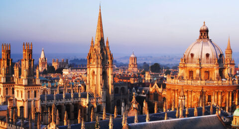 شاهد اجمل المباني والمعالم السياحية الموجودة في مدينة اكسفورد